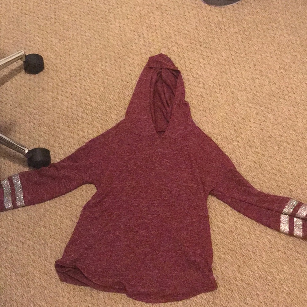 It’s a thin light hoodie